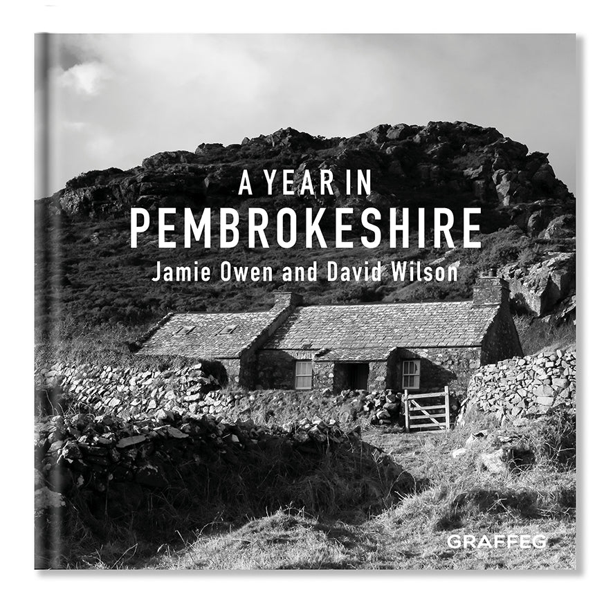 A Year in Pembrokeshire landscape black and white photography Wales Jamie Owen and David Wilson cover
