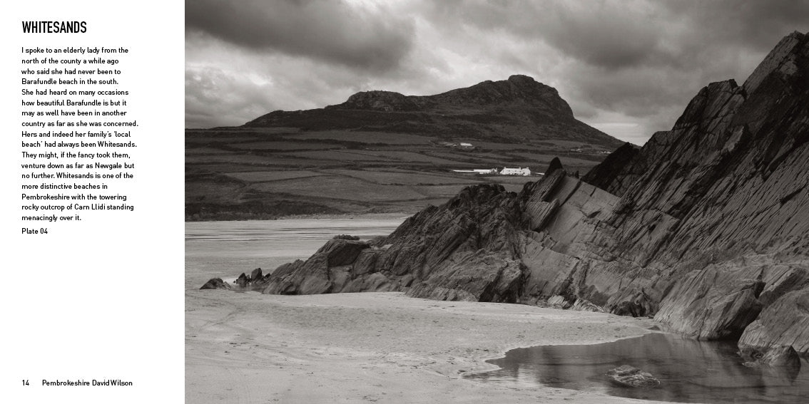 Whitesands Bay - Pembrokeshire by David Wilson - black and white landscape photography wales