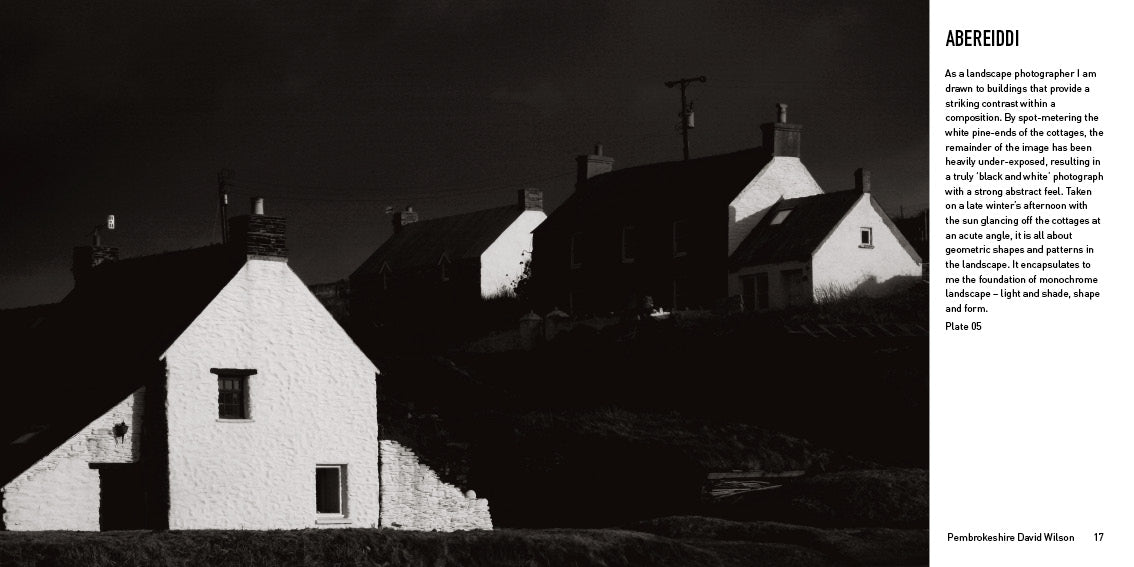 Abereiddi - Pembrokeshire by David Wilson - black and white landscape photography wales
