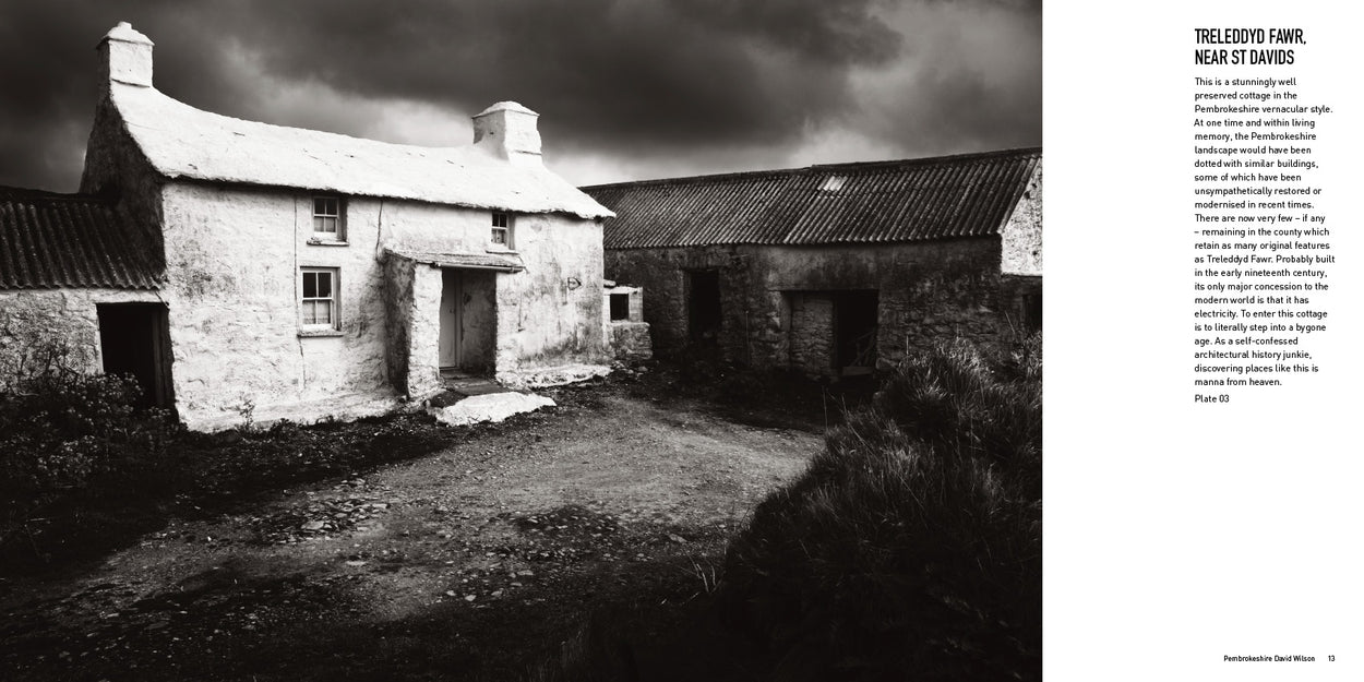 Photograph of Treleddyd Fawr, St. David's - Pembrokeshire by David Wilson - black and white landscape photography wales