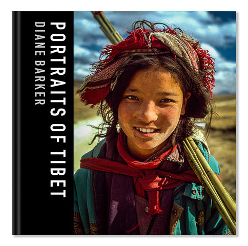 book cover - Portraits of Tibet by Diane Barker published by Graffeg - nomads