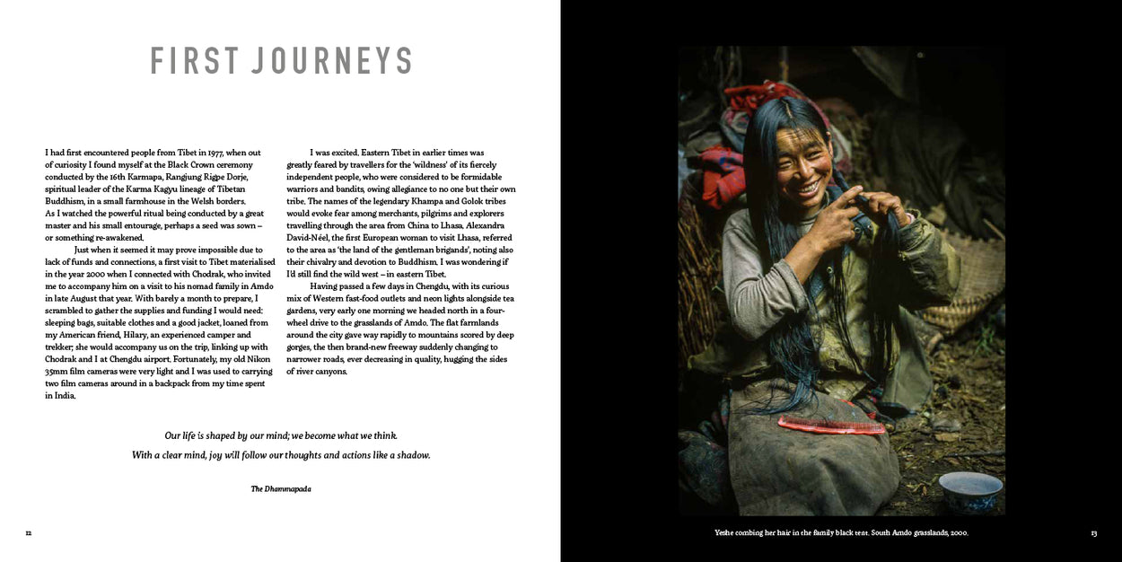 Chapter one - Portraits of Tibet by Diane Barker published by Graffeg - nomads