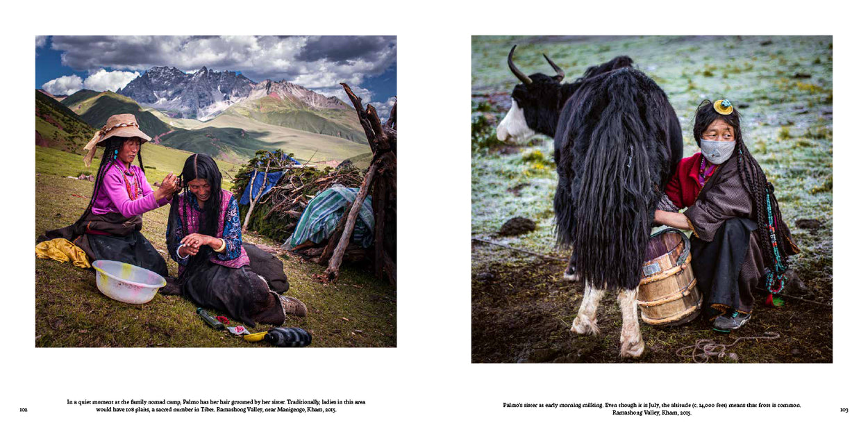 Portraits of Tibet by Diane Barker published by Graffeg - nomads